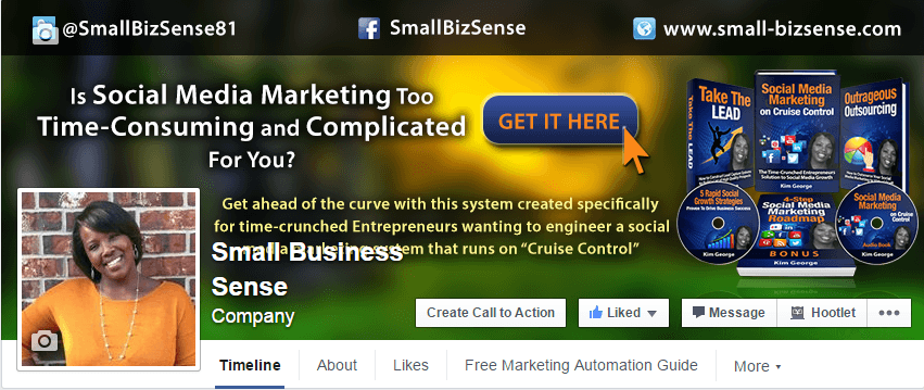Small Business Sense Facebook Cover Photo
