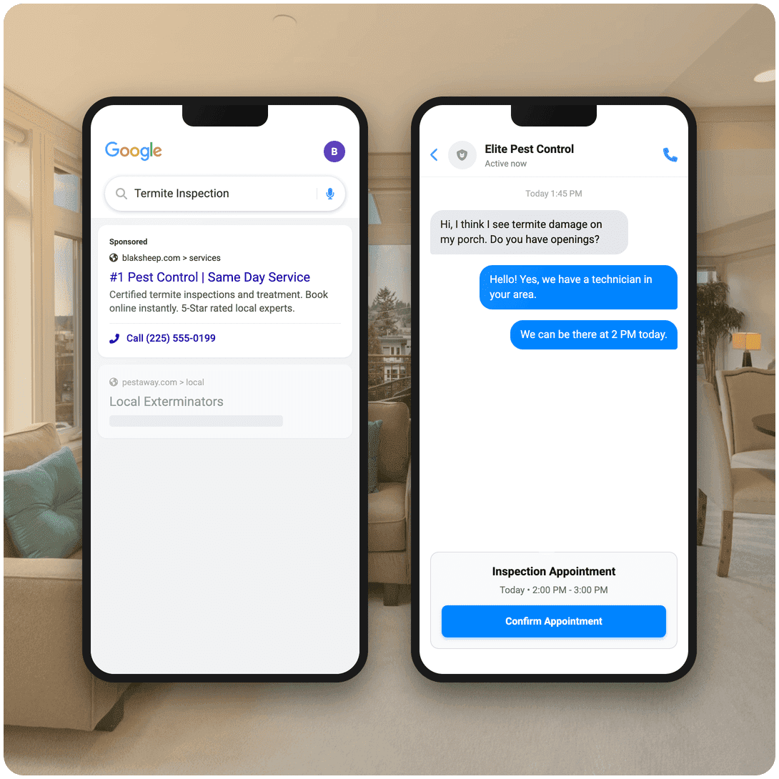 Social Media's Direct Role in Pest Control Conversions